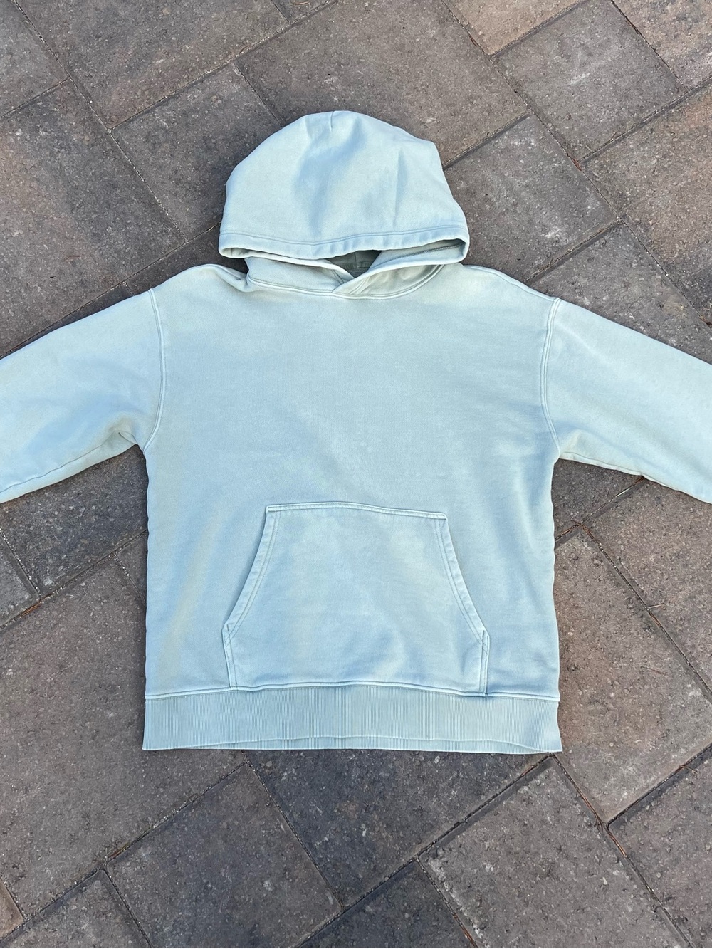 tna Cozy AF fleece hoodie — sage green, size M